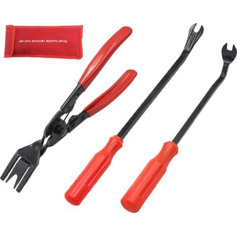 Pince universelle pour retirer les clips de portières de voiture, outils pour panneaux de porte et tableaux de bord. (1/4)
