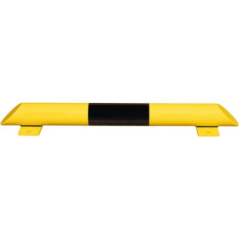 Moravia Barre de protection noire/jaune tube rond Ø 76 x 3,0 mm L 800 mm (1/5)