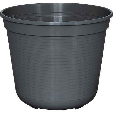 Geli Pflanztopf Standard Ø 28 x 24 cm anthrazit Blumentöpfe & Übertöpfe