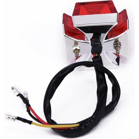 Universelles LED-Rücklicht für Motocross-Motorräder, Brems- und Kennzeichenbeleuchtung, Blinker, wasserdicht, für Dirtbikes und Quads (1/5)