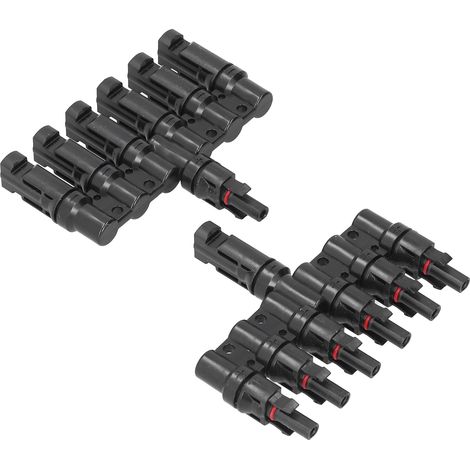 Wasserdichter 6-Wege-Stecker für Generatorsysteme, 6-in-1-Adapter, 6T-Stecker (männlich/weiblich), wasserdichte Dichtung, für elektrische Außeninstallationen. (1/5)