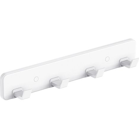 Barra porta abiti con 4 ganci bianco - Serie Blend (1/3)