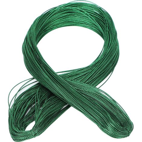 Paillettes pour cheveux : sûres, fiables, belles, durables et décoratives. Extensions attrayantes pour fêtes et défilés de mode. Vert vif. (1/5)
