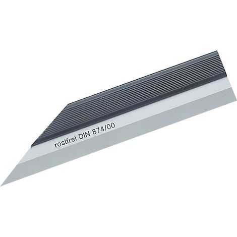 Präzision Haarlineal mit Handwärmeschutz DIN874/00 Inox 500 mm rostfreier Stahl