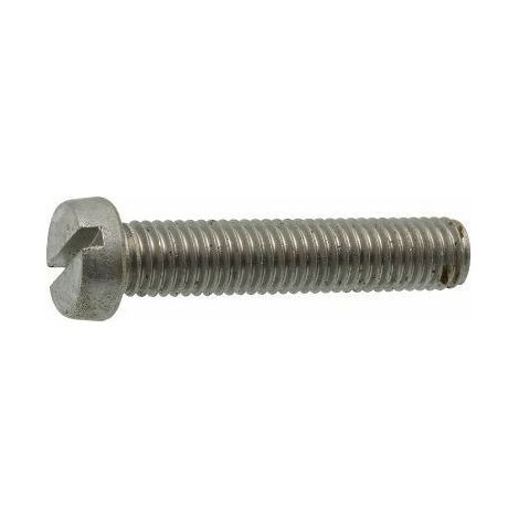 Vis à métaux tête cylindrique fendue - Longueur: 18 - Qualite Inox: A4 - Diamètre: 4