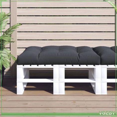 360513 Coussin de palette anthracite 120x80x12 cm tissu (1/5)
