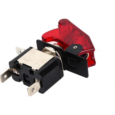 12V 20A SPST-Wippschalter für Nebelscheinwerfer, roter LED-Ein/Ausschalter (1/5)