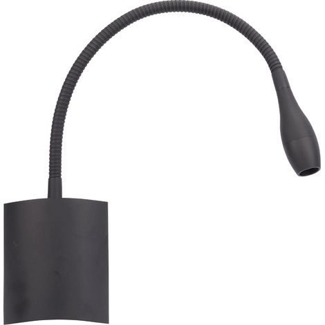 LIZA 01 Liseuse 2,3W 3000K 110lm 40° 30000h installation patère noire ARIC 51221