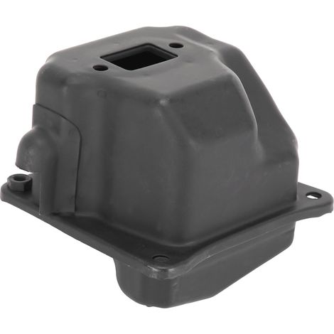 Pot d'échappement double sortie en fer résistant à l'usure, fabrication soignée, pour tronçonneuse Stihl 044 046 MS440 MS460 (1/5)
