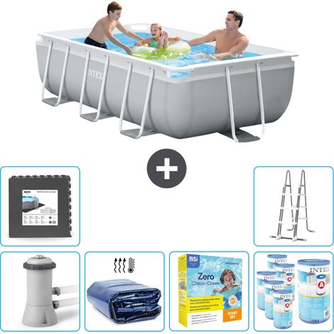 Intex Piscina Prism Frame Rectangular - 300x175x80 cm - 7-piezas  SCB37 (1/5)