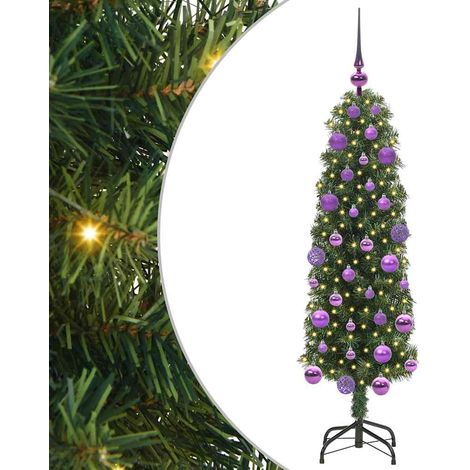 vidaXL Albero di Natale artificiale con 150 LED Verde 120 cm