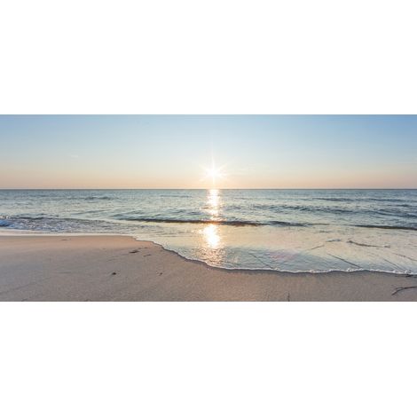 Tableau sur verre synthétique sunset 65x145 cm - Impression sur Verre synthétique - Image HD imprimée sur Verre synthétique - Tableau mural décoratif - Fabriqué en France (1/5)