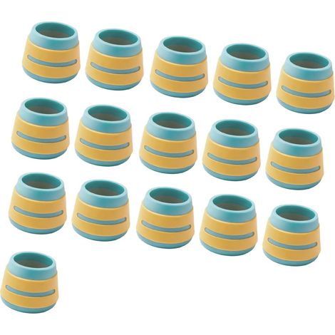 Lot de 16 protections meubles antidérapantes en silicone, (1/5)
