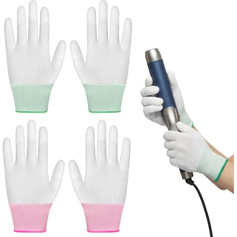 2 Paires Gants Résistants à la Chaleur, Gants de Protection Thermique (1/5)