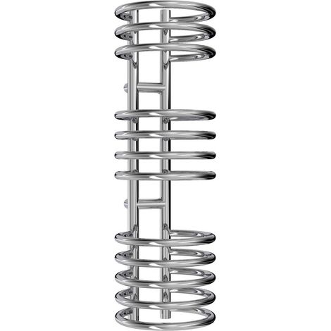Reina Claro Designer Heated Towel Rail 900mm H x 300mm W Chrome (1/5)