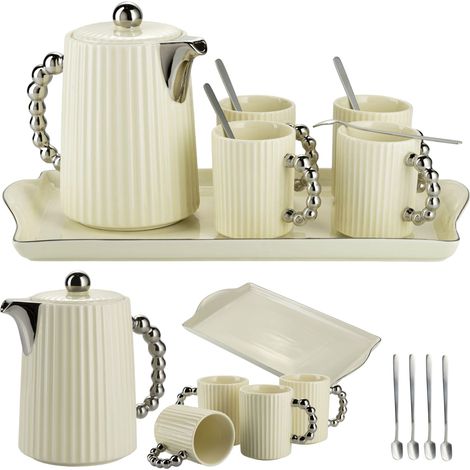Juego de café Luca Silver Cream de 6 piezas (1/5)