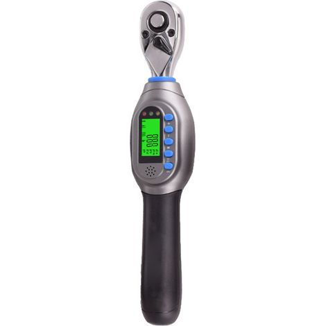 Clé dynamométrique numérique électronique avec alerte sonore LED 5 unités 10 préréglages 500 stockage de données pour la réparation de voiture de moto de vélo EK2-006AN (1/5)