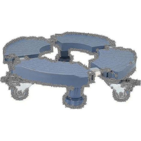 Plante avec roues, capacité de charge de 440 lb, support de plante roulant réglable pour l'intérieur et l'extérieur avec Fu (1/3)