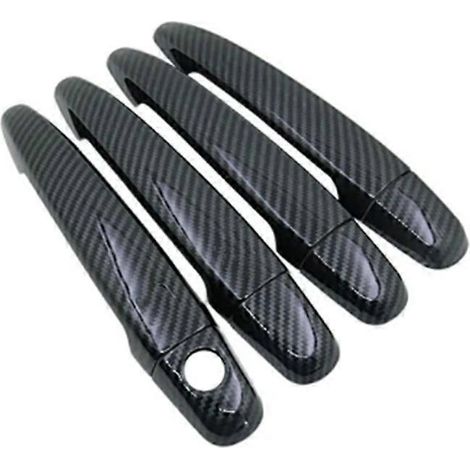 Passend für Lexus RX300, RX330, RX350, RX400 (Baujahre 2004–2009): Türgriffabdeckung in Carbonfaser-Optik mit 1 Schlüsselloch (1/5)