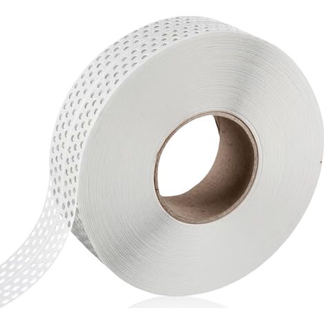 Cinta de enmascarar autoadhesiva - 40 m x 5 cm - Protección de bordes - Riel de esquina para paneles de yeso, cartón yeso, cinta de sellado, cinta de sellado autoadhesiva para conexión