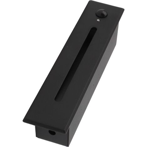 Beyamis Applique escalier LED 4000K – détecteur mouvement, IP65, encastrable, noir (1/5)