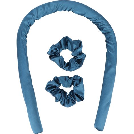 Rouleau à cheveux sans chaleur Bigoudis en mousse DIY pour dormir Boucleur capillaire sans chaleur Bleu foncé (1/5)