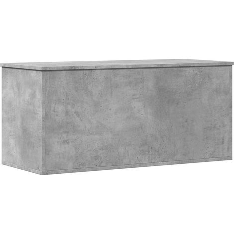 Storage Box Concrete Grey 100x42x46 cm Engineered Wood vidaXL