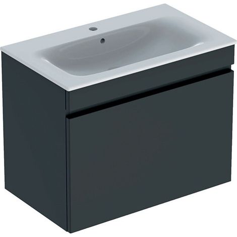 Geberit WT-Unterschrank RENOVA PLAN m Möbel-WT 800x622x480mm lava matt/weiß (1/4)