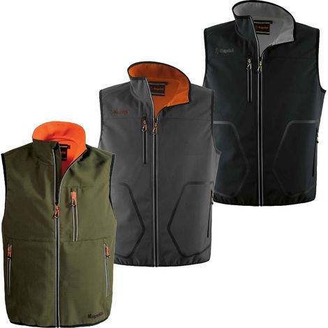 Kapriol Tech Softshell Arbeitsweste - L - Verde (1/5)