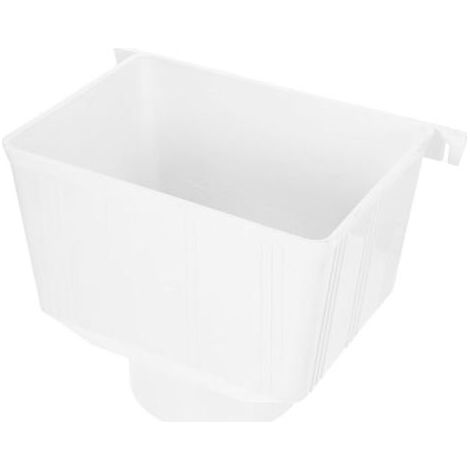 imbuto di collegamento per acqua di un intrattenitore di acqua di pioggia rinvio grondaia della pioggia del deviatore di grondaia della pioggia per la pioggia di Plastica bianca (1/5)