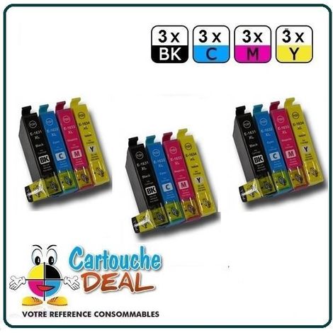 3+9 Cartouche générique compatible Epson 16 XL WorkForce