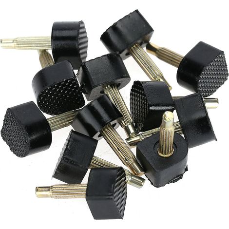 60Pcs Clou Talon Caoutchouc Anti-dérapant Talons Set 5 Différents Taille Conseils de réparation pour Femmes Chaussures Talons Hauts Talon Chaussures Accessoires,A (1/5)
