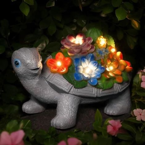 Cadeaux Femme,Tortue Décoration de Jardin pour Extérieur,Idee Cadeau Maman Femme Homme Maison Balcon Terrasse