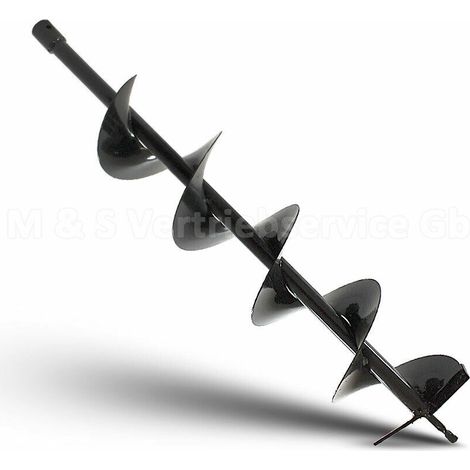 150mm Bohrer - Ersatzbohrer für Erdbohrer Pfahlbohrer Erdlochbohrer Erdbohrgerät