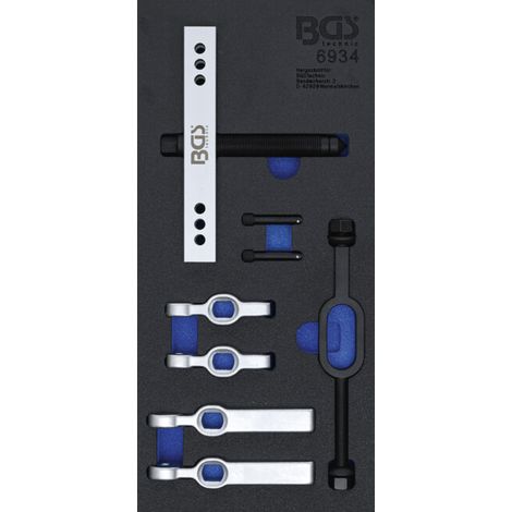 Jeu d’extracteurs de poulies de climatisation et de transmission BGS 9 pièces (1/2)