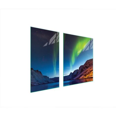 Plaque de protection en verre POUR le poêle 90x52 aurora (1/5)