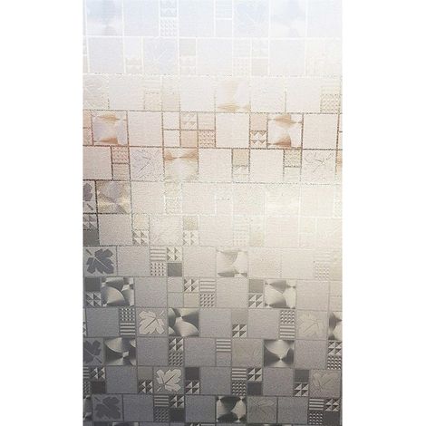 Trade Shop - Vinilo Adhesivo Decorativo 3d Hojas Esy10111 Pvc Cristal Ventana -