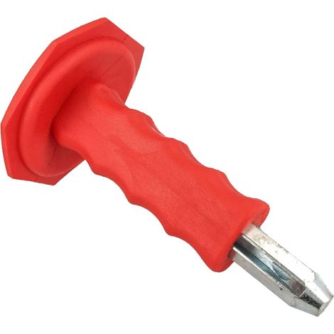 tecuro Setzeisen für Fixpin Einschlagdübel -nägel Ø 4 mm, mit Handschutz (1/4)