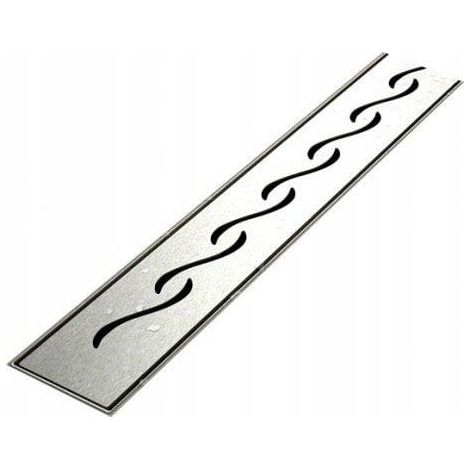 Hydroland Drenaje lineal moderno acero inoxidable 60 cm (1/3)