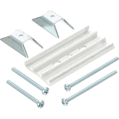Kit de fixation MONITOR sur colonne fonte entraxe 30 mm pour radiateur et sèche-serviettes - THERMADOR 720050 (1/2)