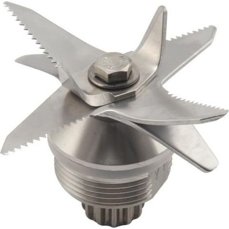 Lame Pour Mixeur - Acier Inoxydable - 8 Lames - Compatible Avec Mixeur 2 L - Pour TM 767 768 800 - Lot De 2 (1/5)