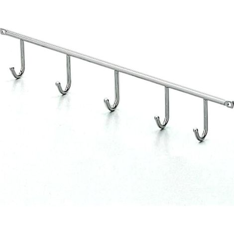 MENAGE CONFORT colgador classic 5 paños lateral cromo , Olvídate de lo caótico y poco estético que es tener la ropa tirada por todos lados. Con el colgador 5 paños tendrás un es