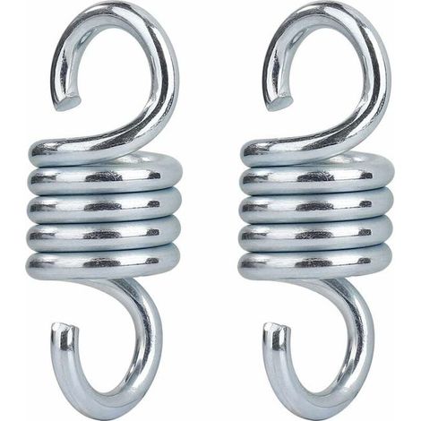 Estructura de acero galvanizado de dos piezas, con capacidad de carga máxima de 500 kg, adecuada para colgar sillas y para pérgolas de jardín. (1/4)