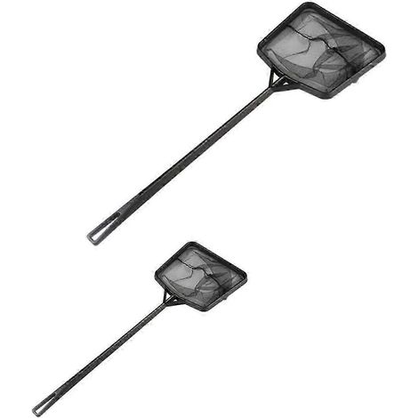 Épuisettes en deux parties pour aquarium, adaptées aux poissons rouges et aux poissons d'ornement, avec une conception en maille pour une capture et une remise à l'eau faciles. (1/5)