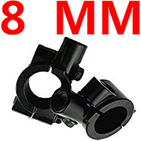 8mm thread 7/8" motorcycle rearview mirror handle, rearview mirror mounting bracket, adapter clip (1/4)