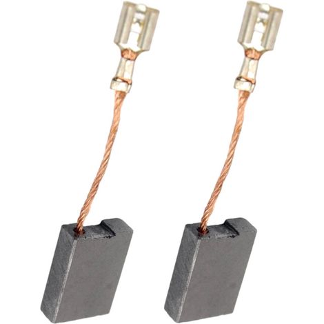 2x Trade-Shop Motorkohlen Kohlebürsten Schleifkohlen 6 x 16 x 25mm kompatibel mit Black & Decker AST 20 XC, BPGL 2007, BPGL 2009 Winkelschleifer