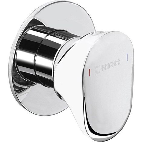 Sapho Axamite - Mitigeur de douche encastré, avec corps d’encastrement, chrome AX40 (1/4)