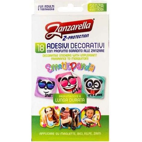 Adesivi antizanzara Zanzarella Stickers Teen 18 Pz