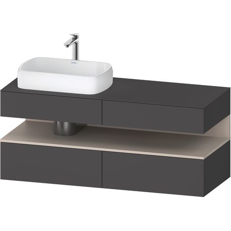 Duravit Collection One Meuble sous-vasque sur console, 2 tiroirs, (1/2)