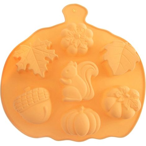 Stampo per biscotti autunnali in silicone antiaderente 26x25x3 cm 228251903 228251903 (1/5)